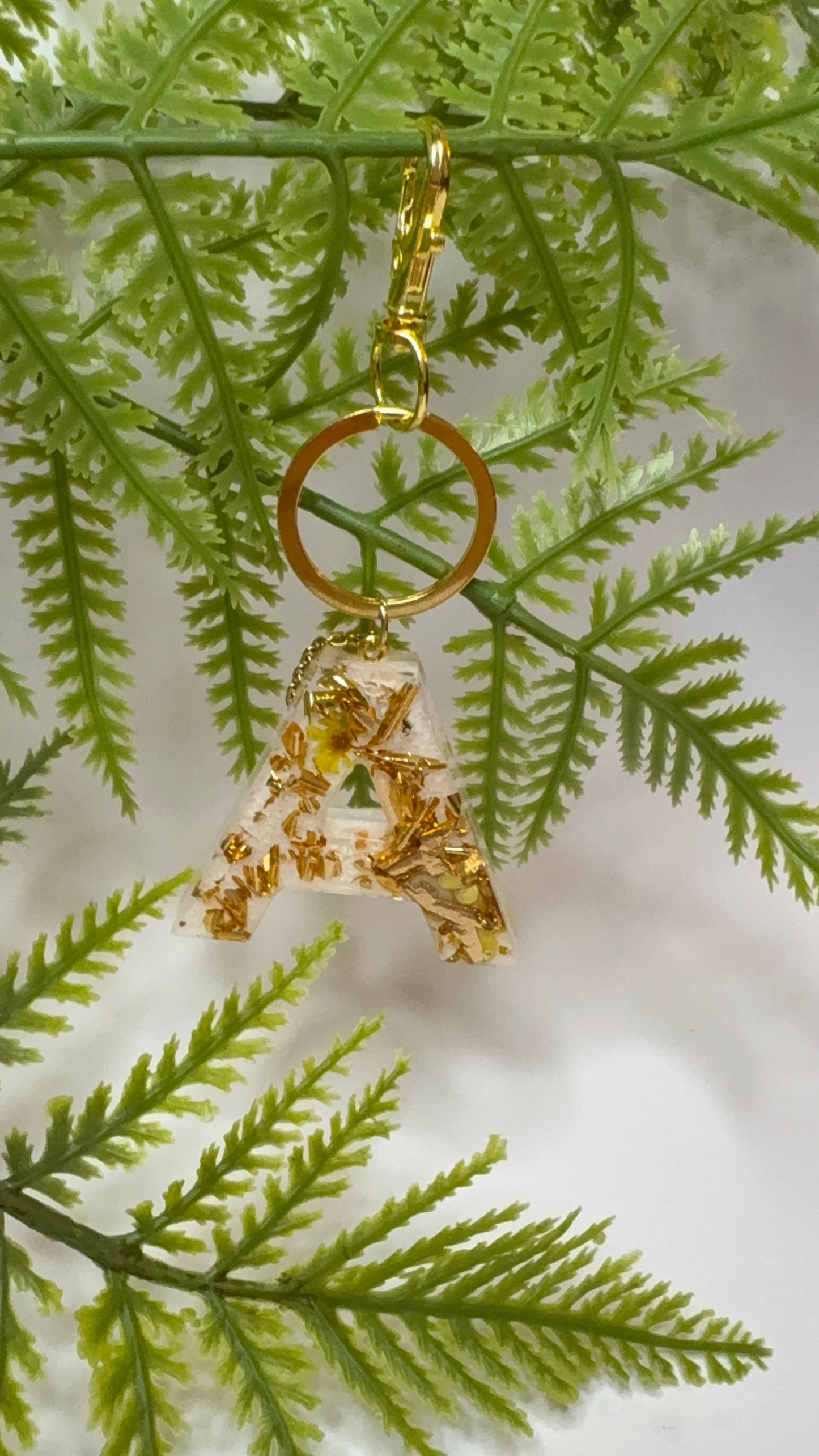 Porte-clés collection lettres Dorés