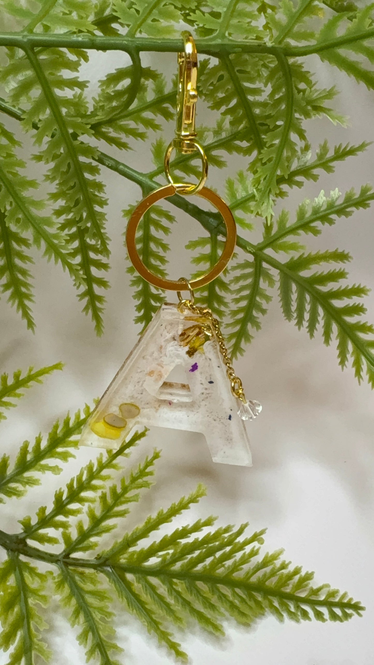 Porte-clés collection lettres Dorés