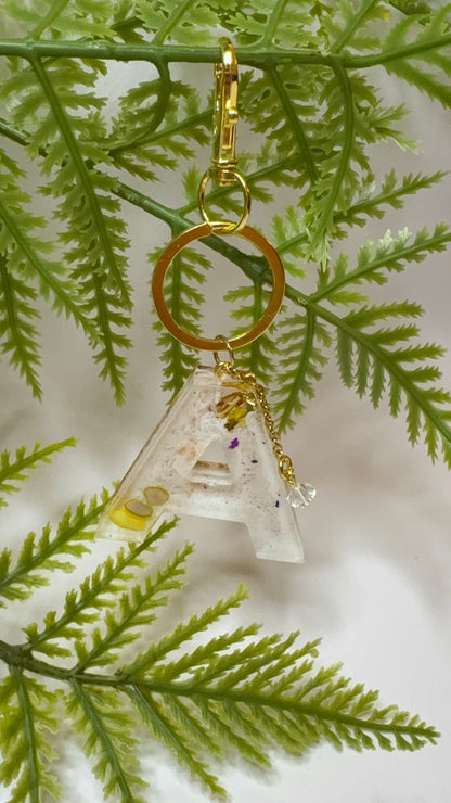 Porte-clés collection lettres Dorés