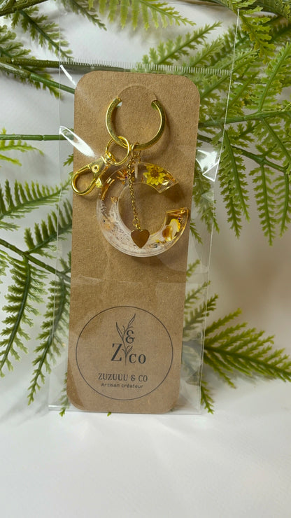 Porte-clés collection lettres Dorés