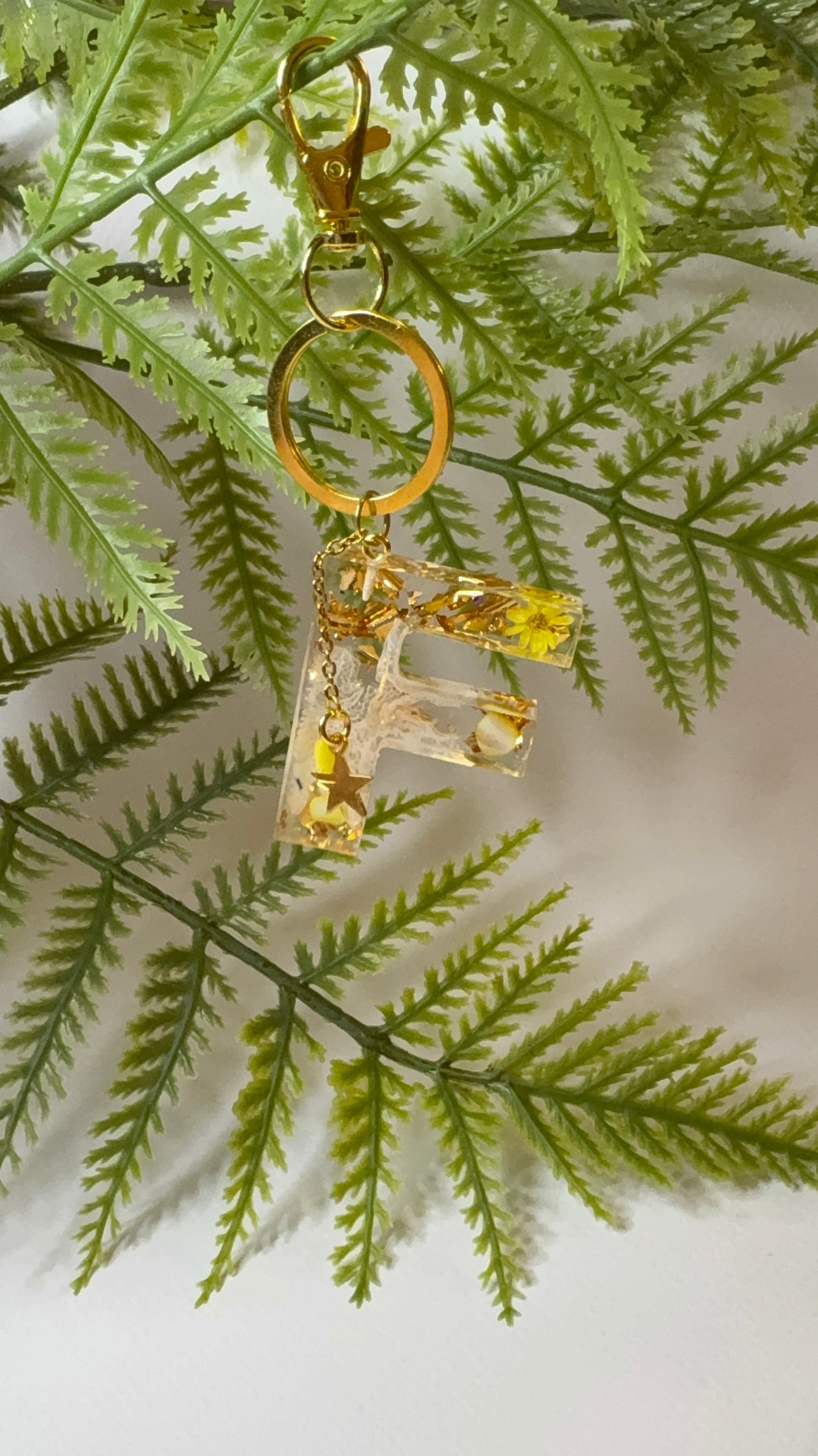 Porte-clés collection lettres Dorés