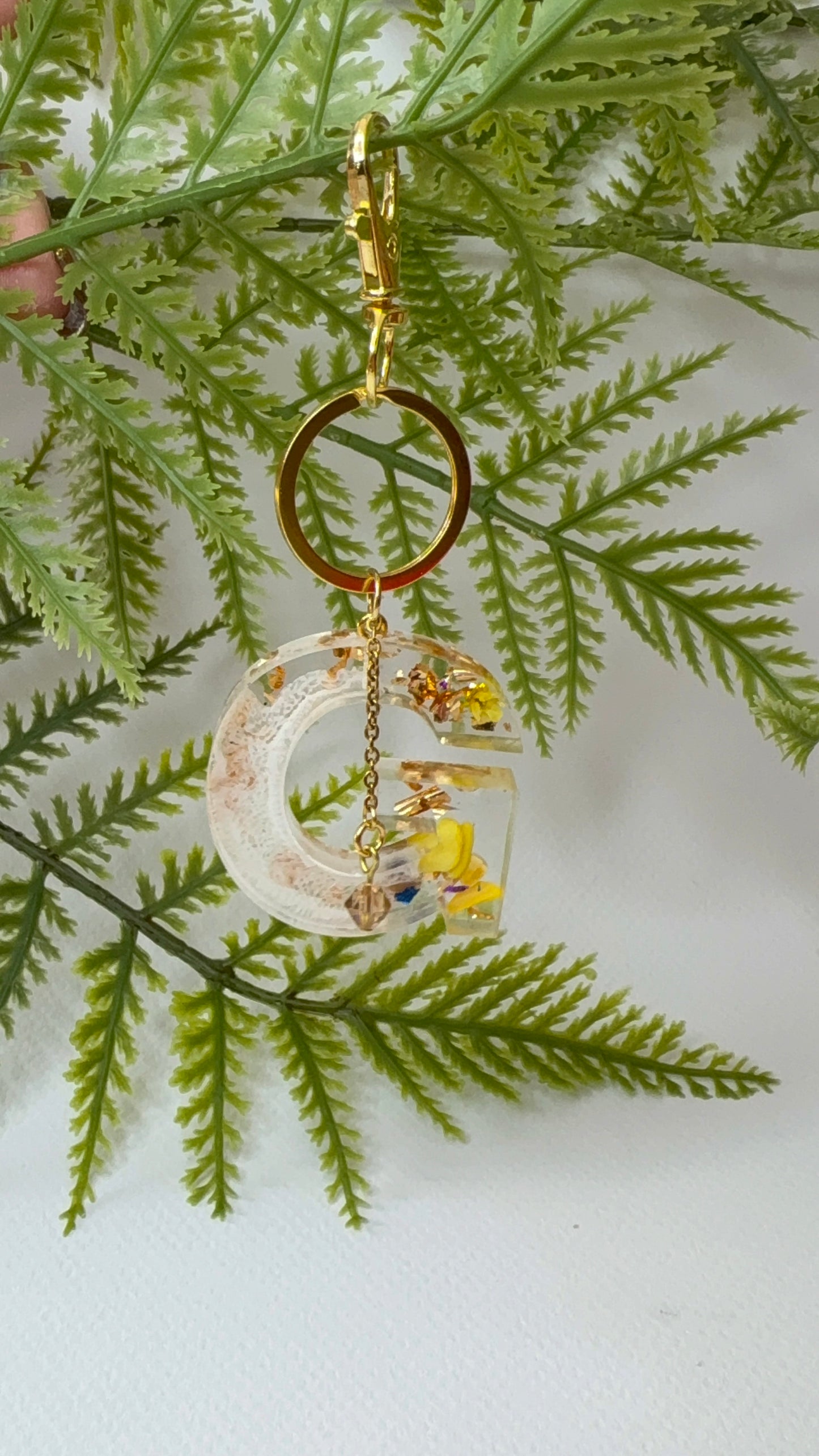 Porte-clés collection lettres Dorés