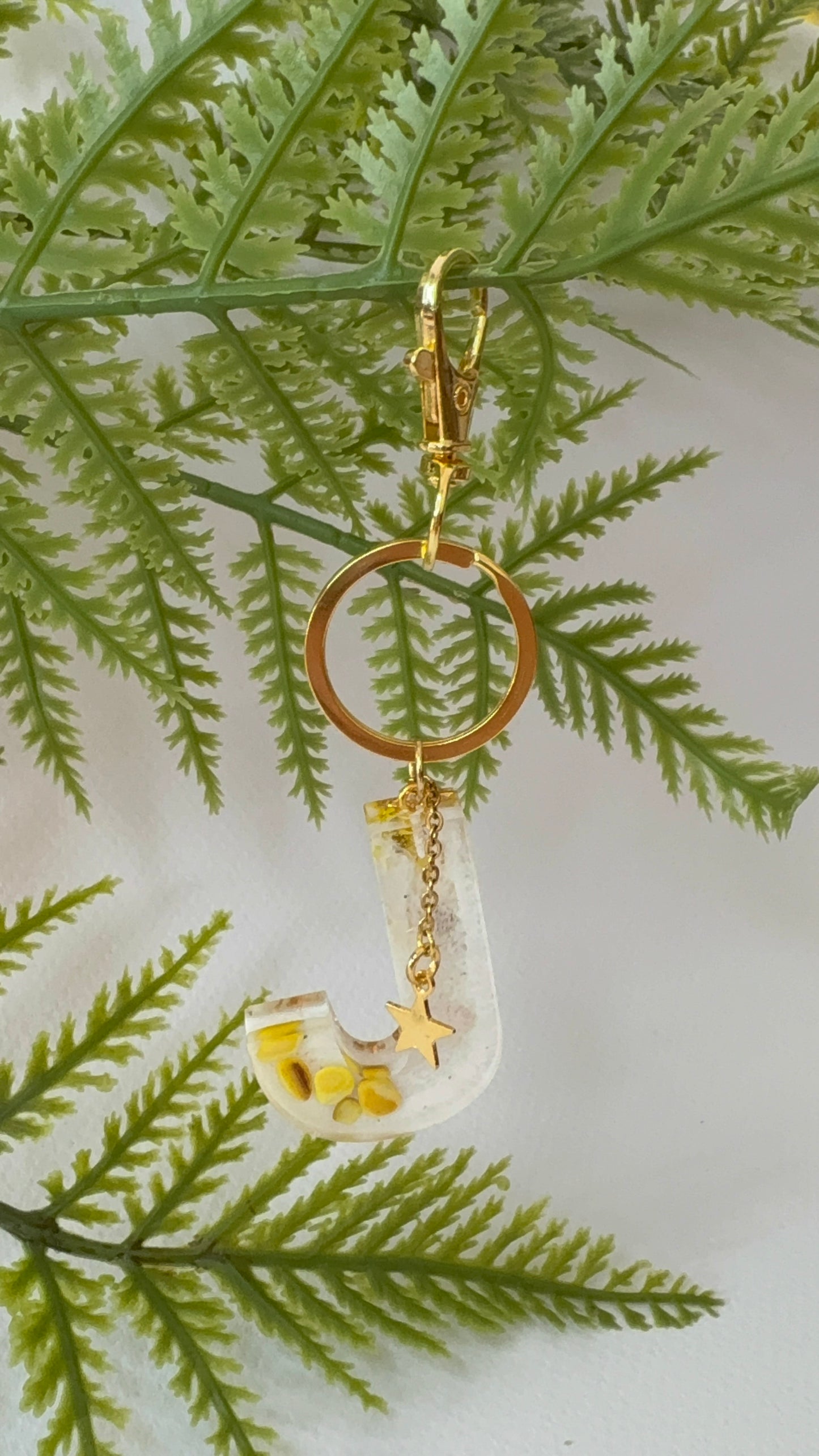 Porte-clés collection lettres Dorés