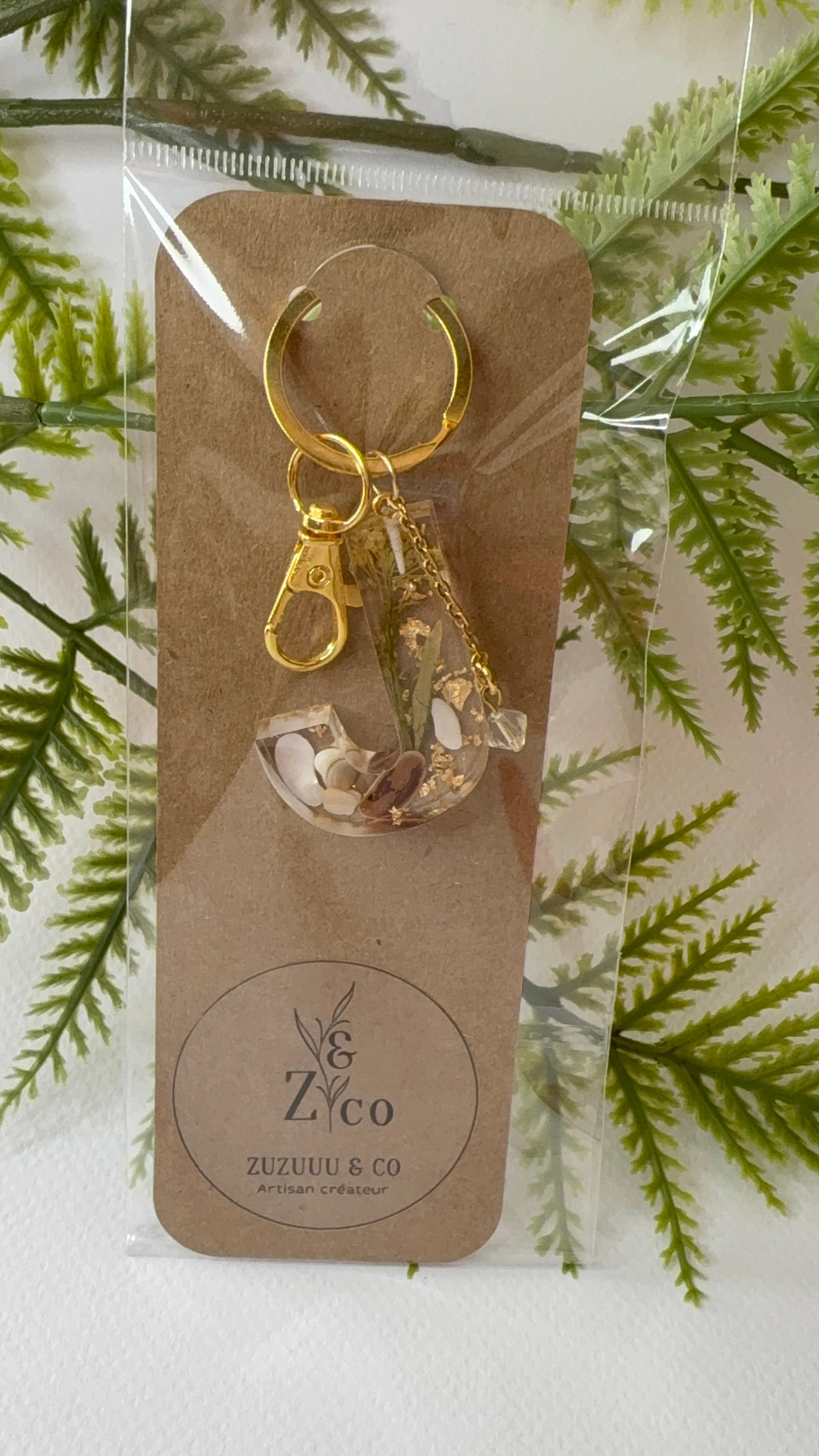 Porte-clés collection lettres Dorés