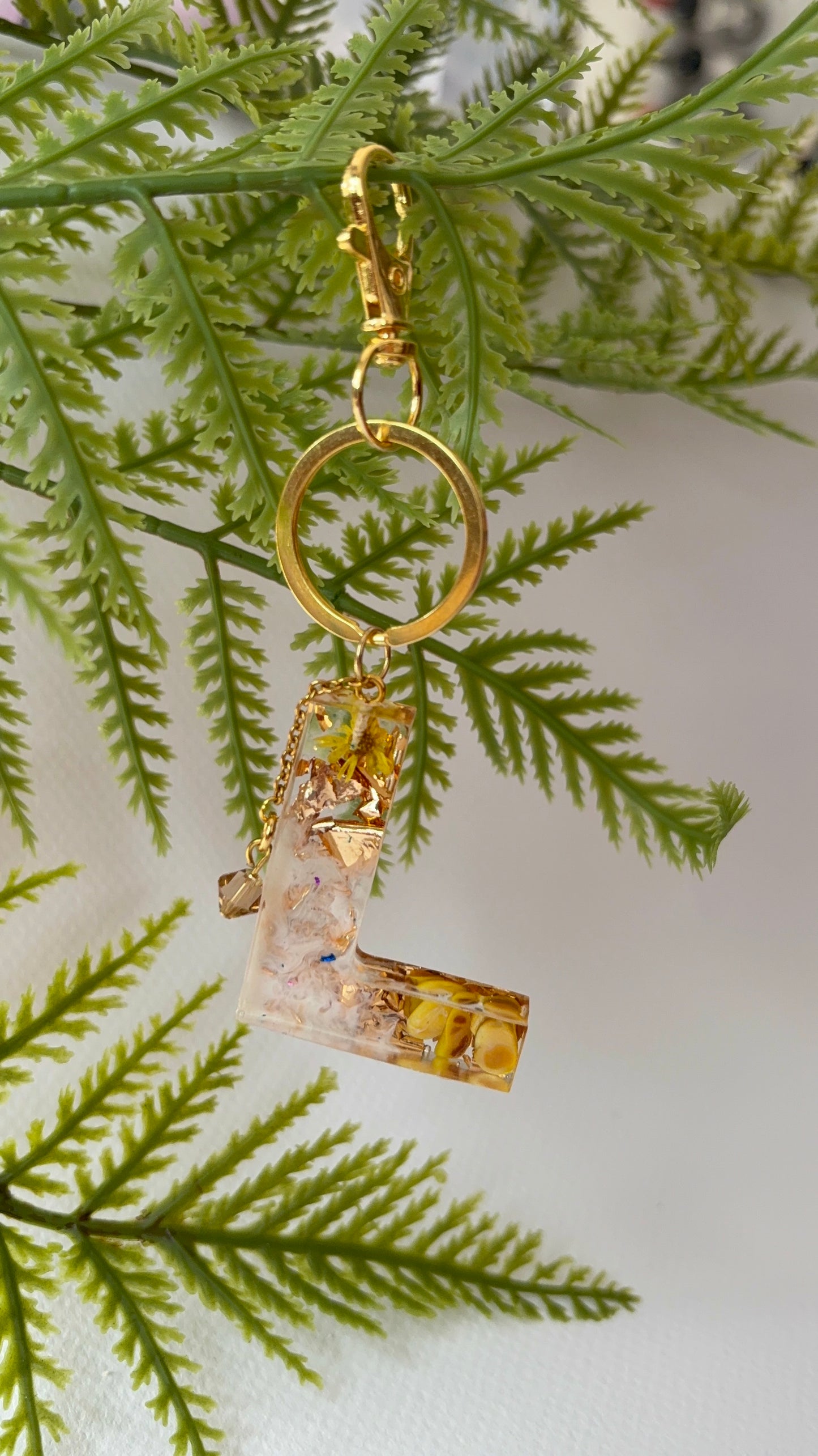 Porte-clés collection lettres Dorés