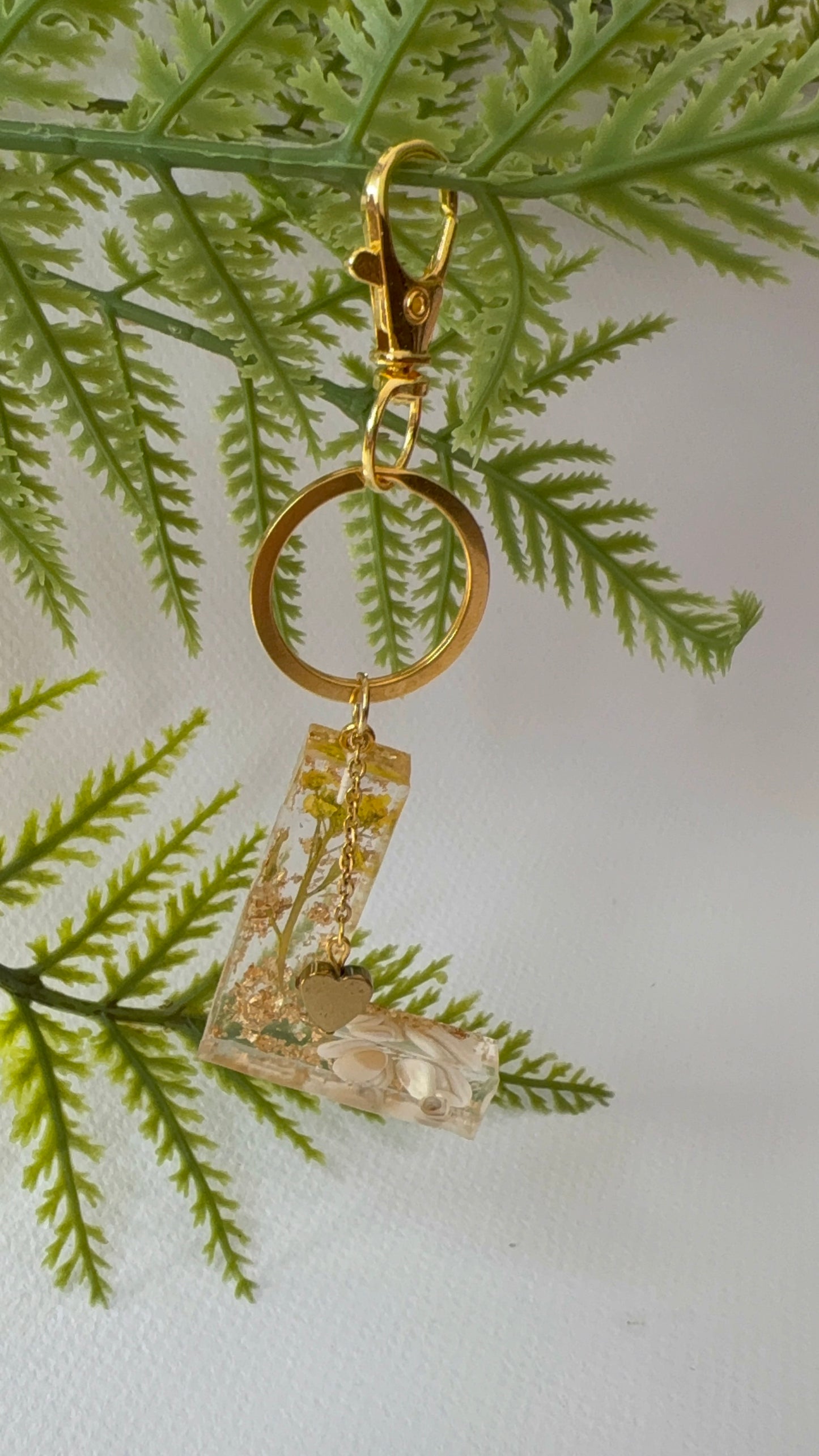 Porte-clés collection lettres Dorés