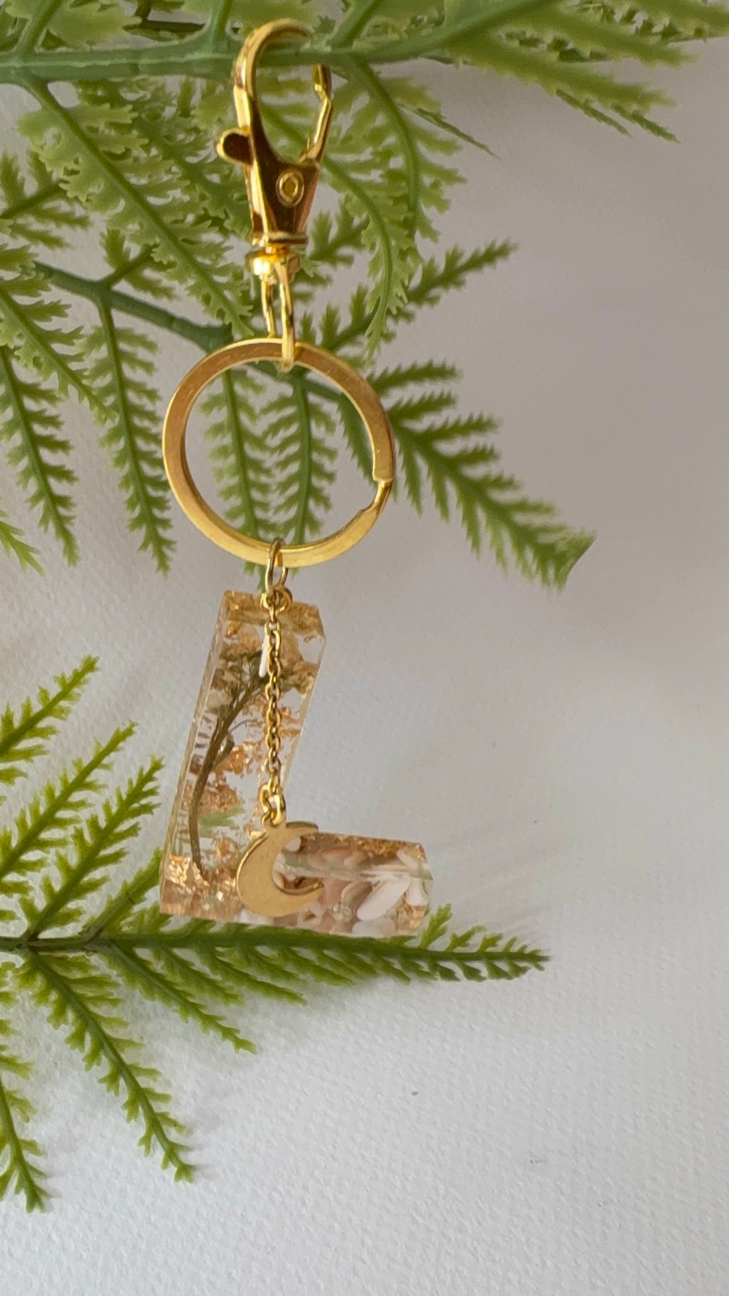 Porte-clés collection lettres Dorés