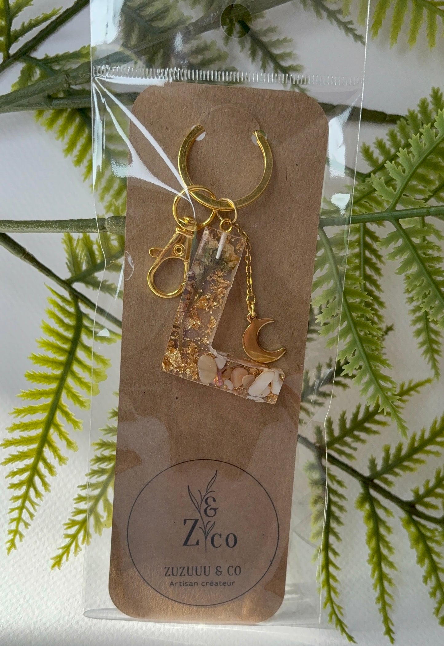 Porte-clés collection lettres Dorés