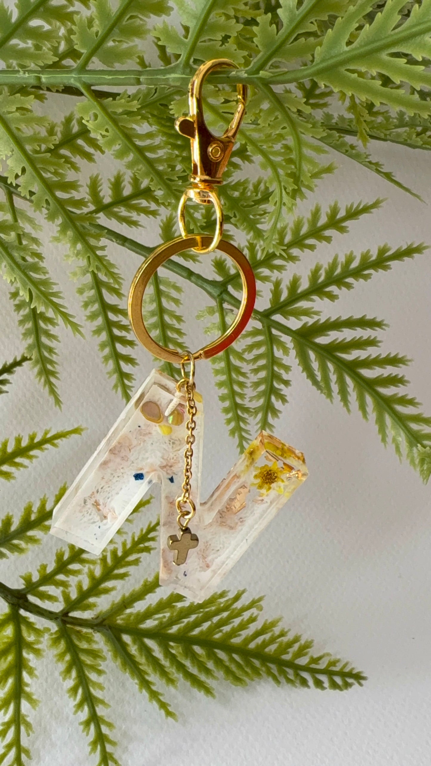 Porte-clés collection lettres Dorés