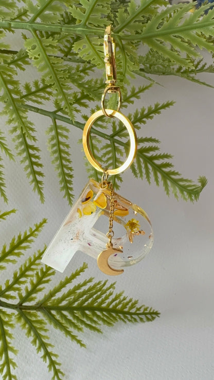 Porte-clés collection lettres Dorés