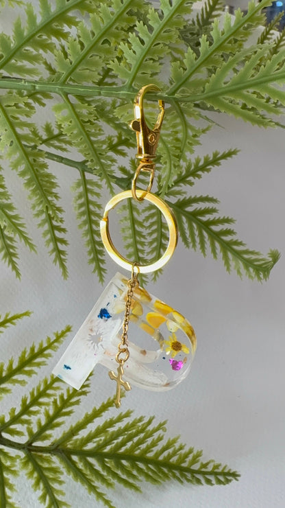 Porte-clés collection lettres Dorés