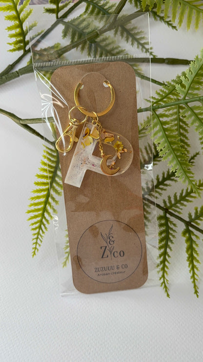 Porte-clés collection lettres Dorés