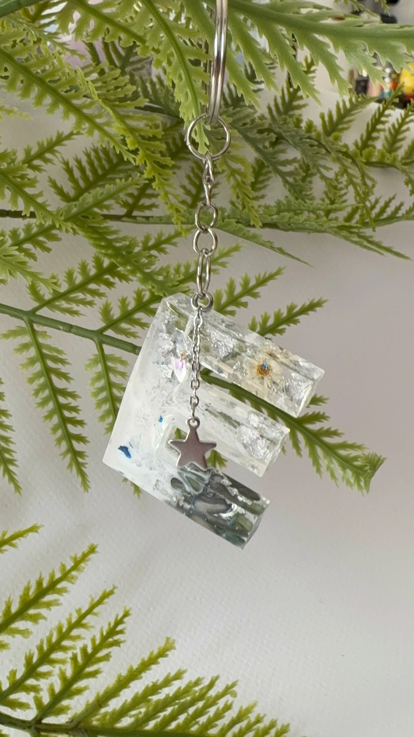 Porte-clés collection lettres Argentés