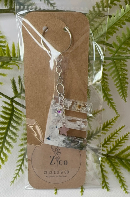 Porte-clés collection lettres Argentés