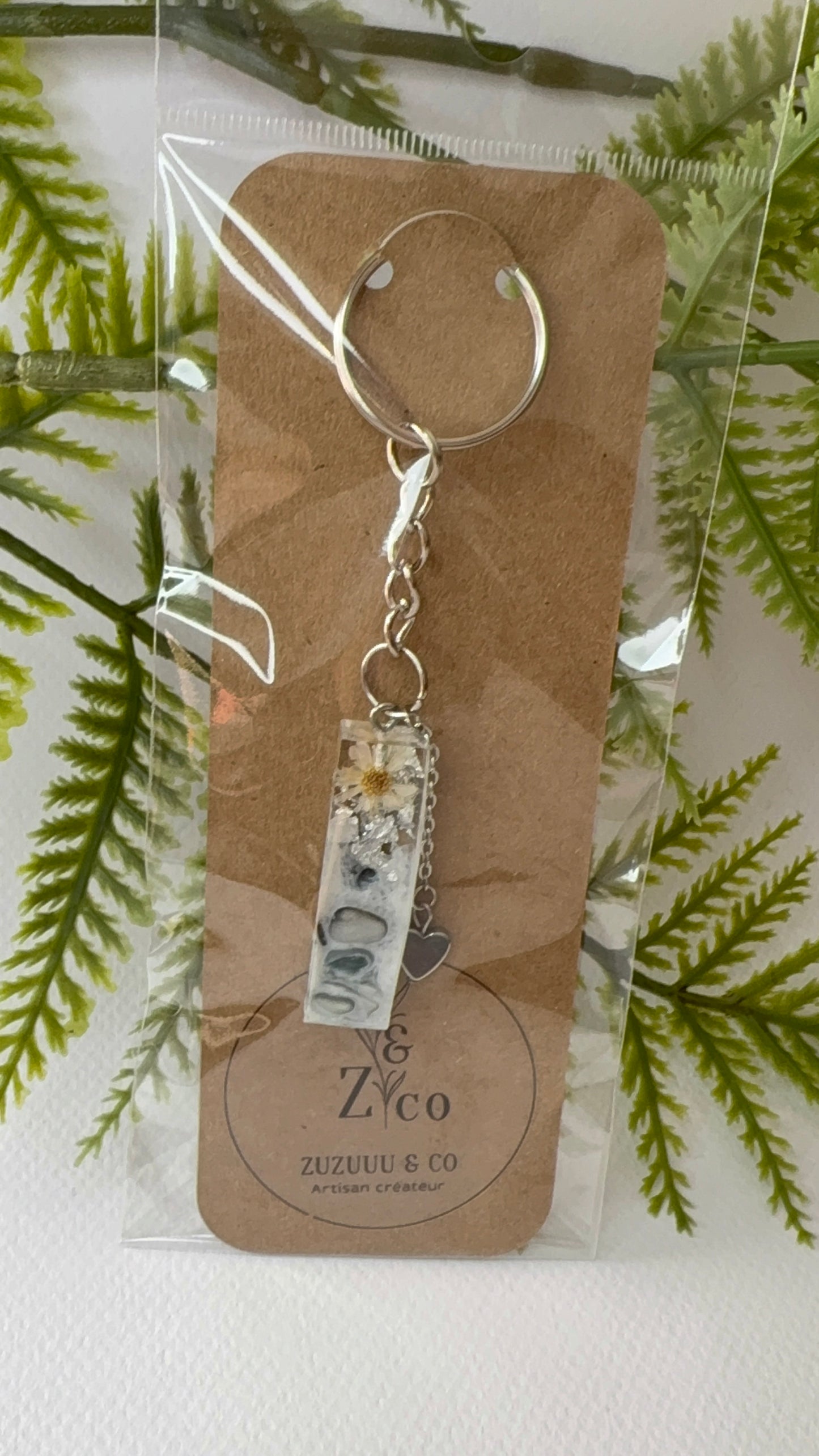 Porte-clés collection lettres Argentés