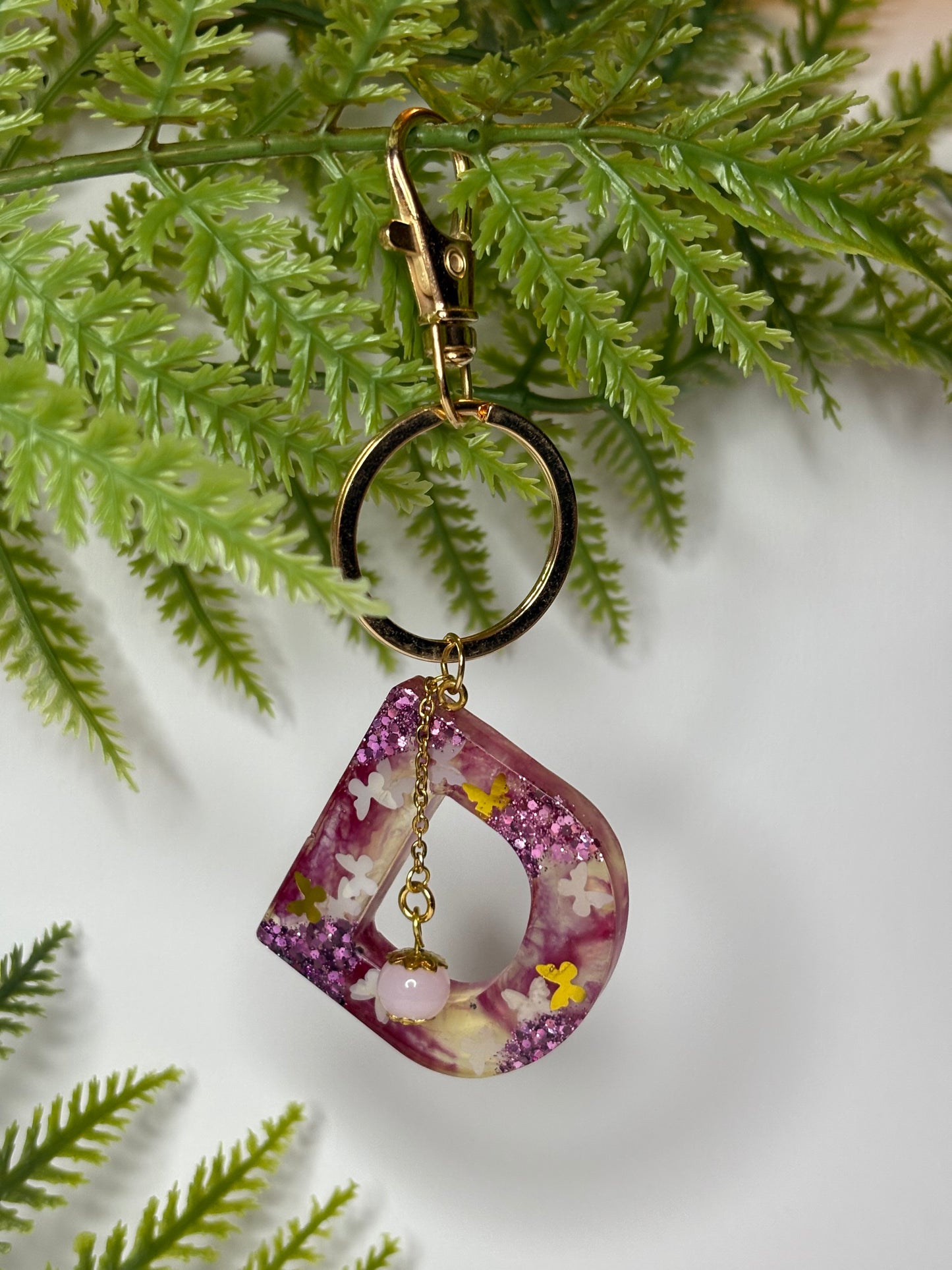 Porte-clés collection lettres Dorés