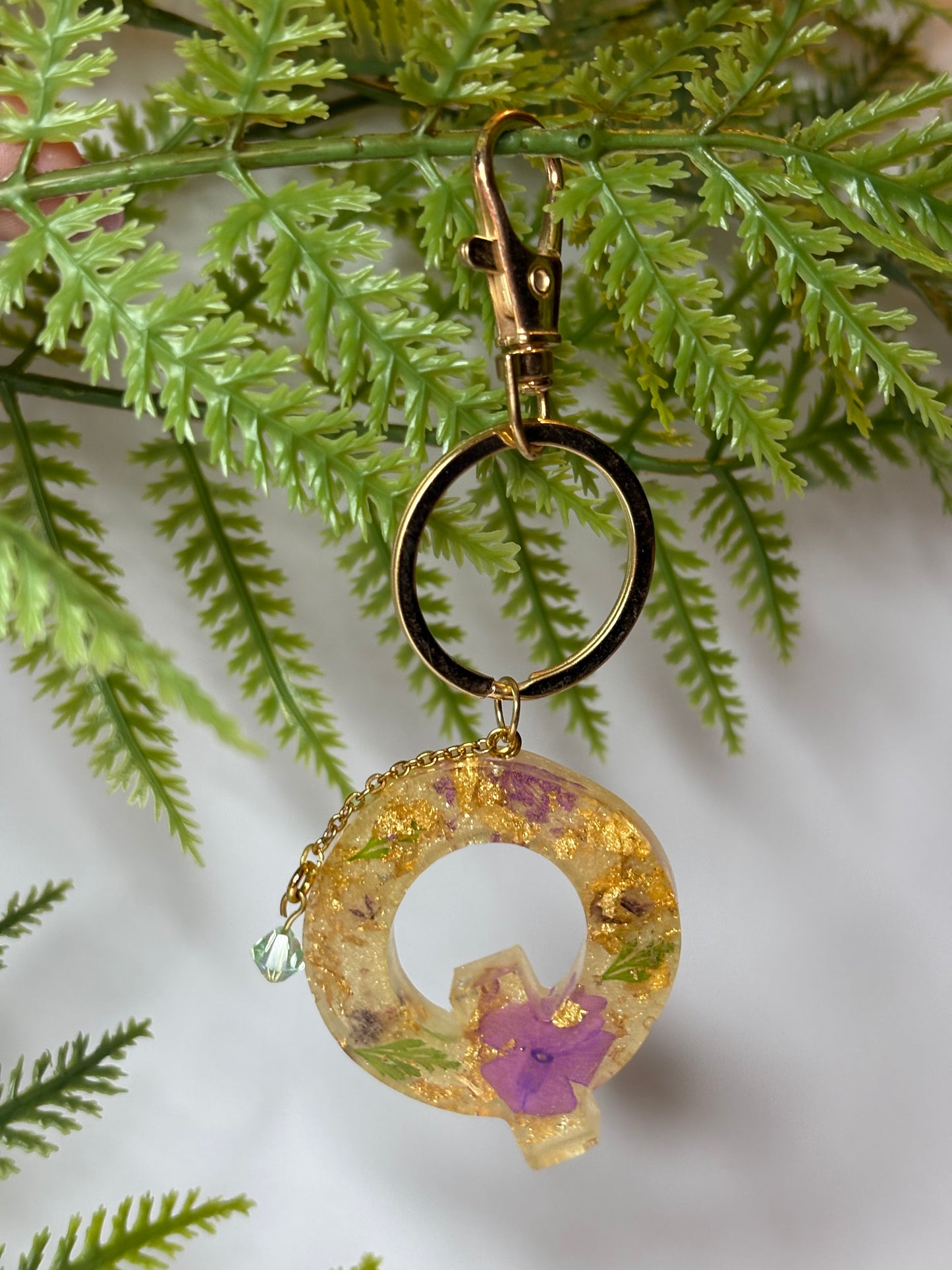 Porte-clés collection lettres Dorés