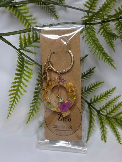 Porte-clés collection lettres Dorés