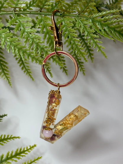 Porte-clés collection lettres Dorés