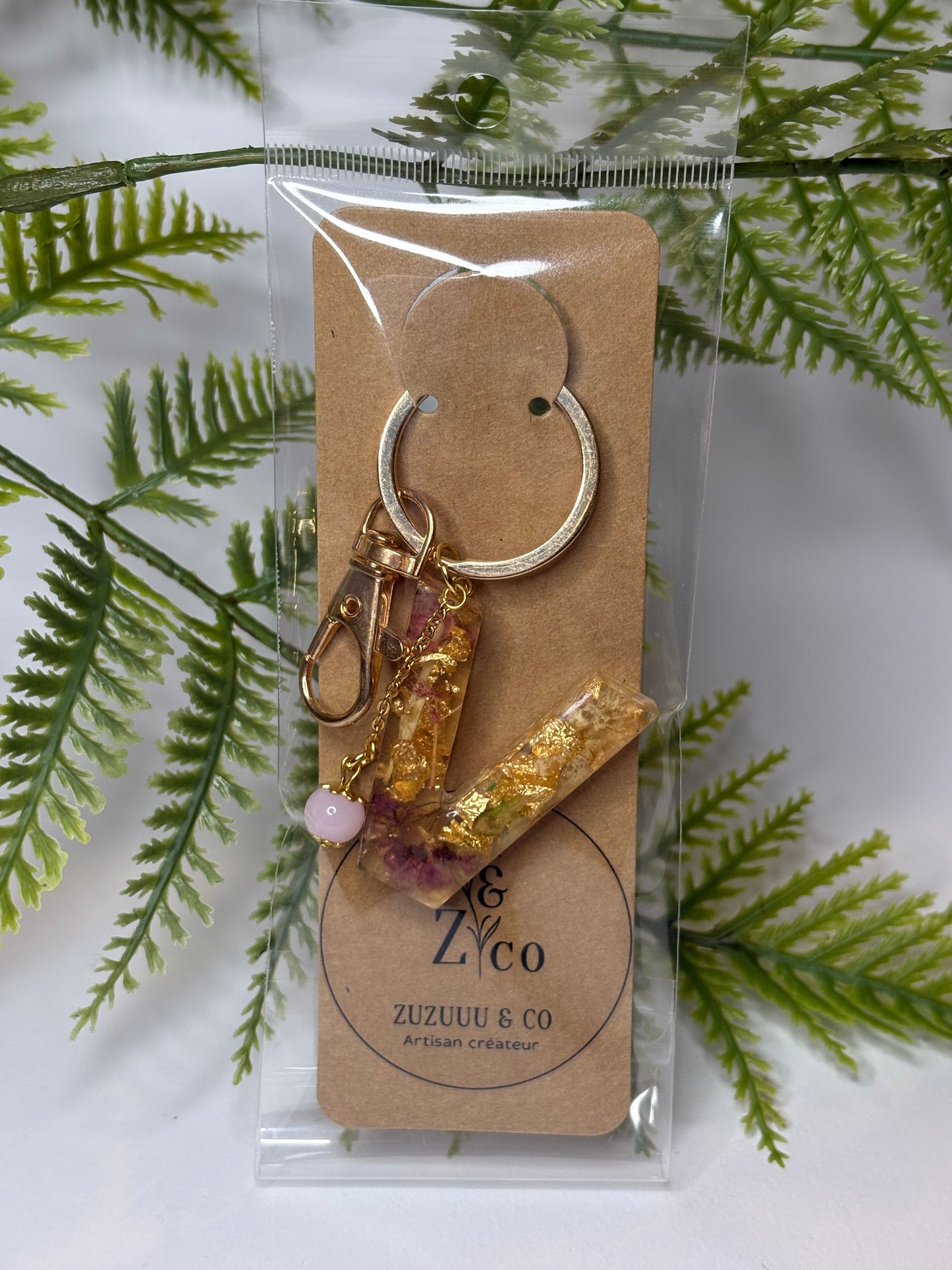 Porte-clés collection lettres Dorés