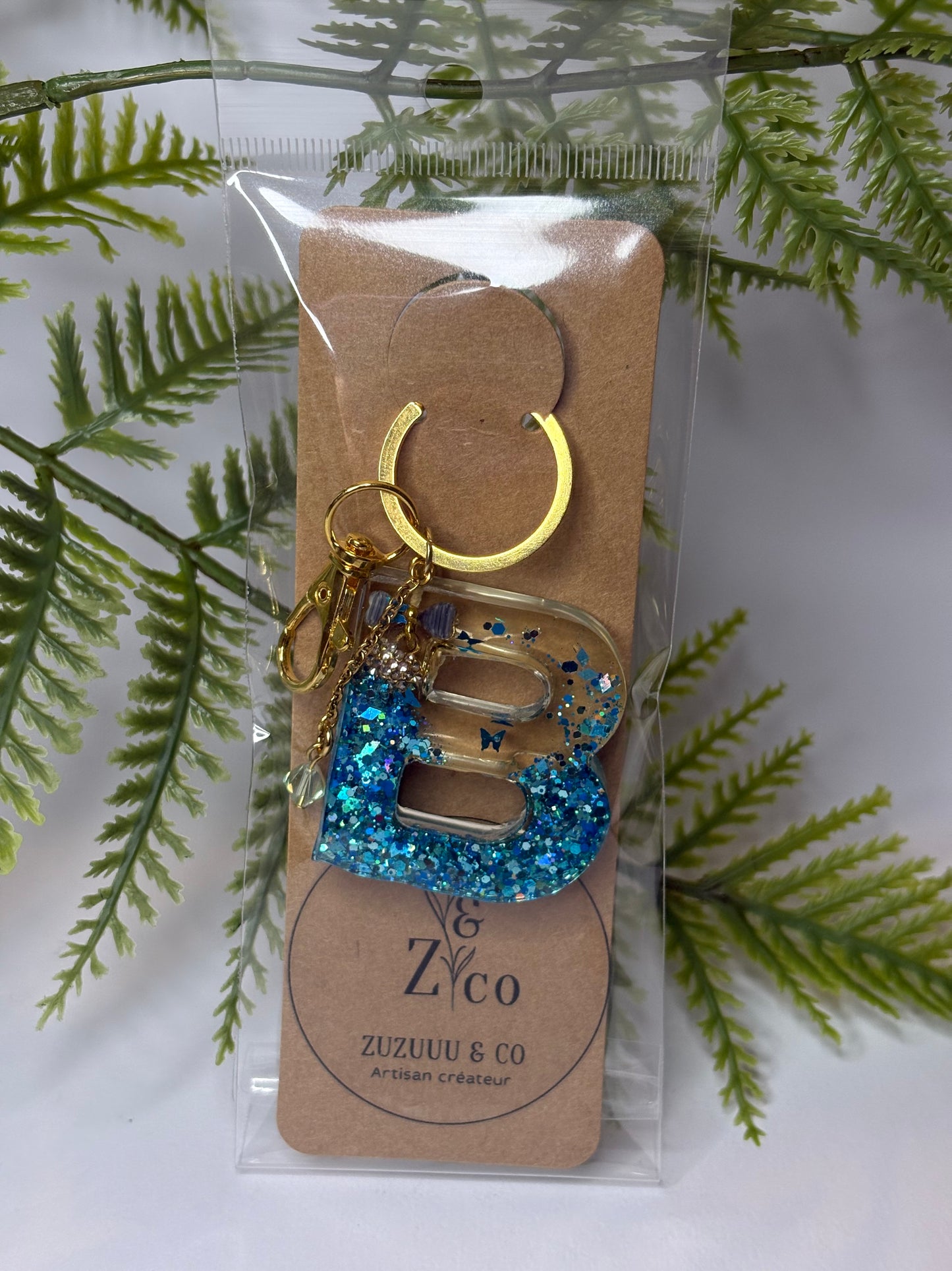 Porte-clés collection lettres Dorés