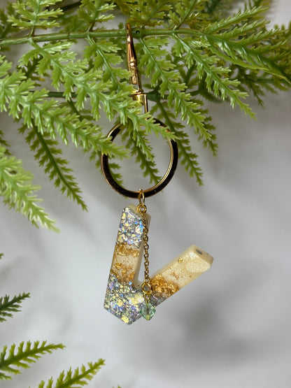 Porte-clés collection lettres Dorés