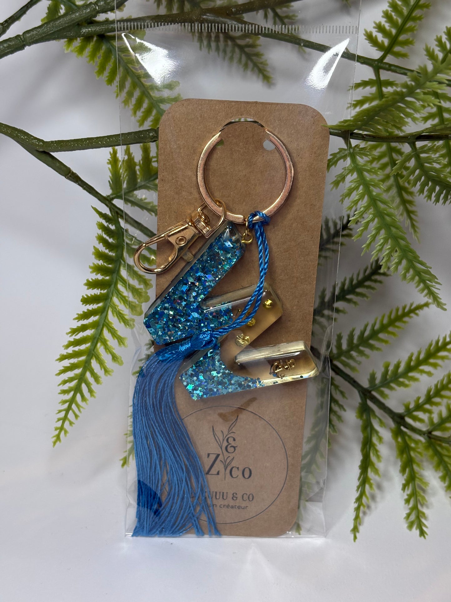 Porte-clés collection lettres Dorés