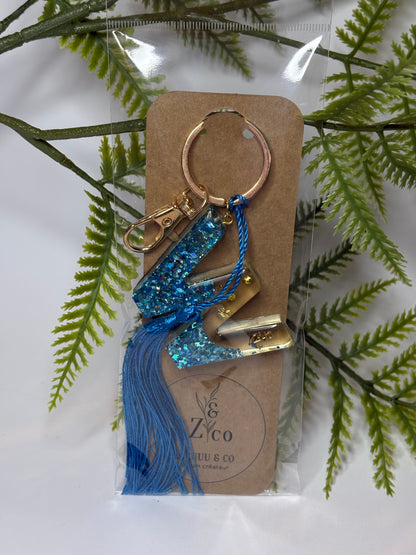 Porte-clés collection lettres Dorés