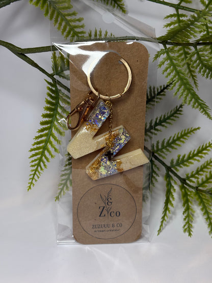 Porte-clés collection lettres Dorés