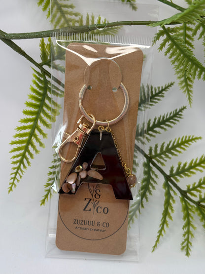 Porte-clés collection lettres Dorés