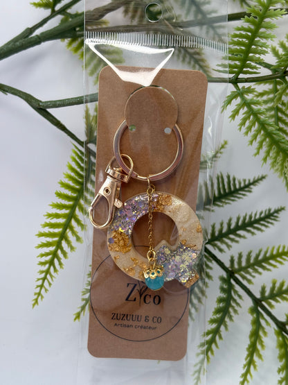 Porte-clés collection lettres Dorés