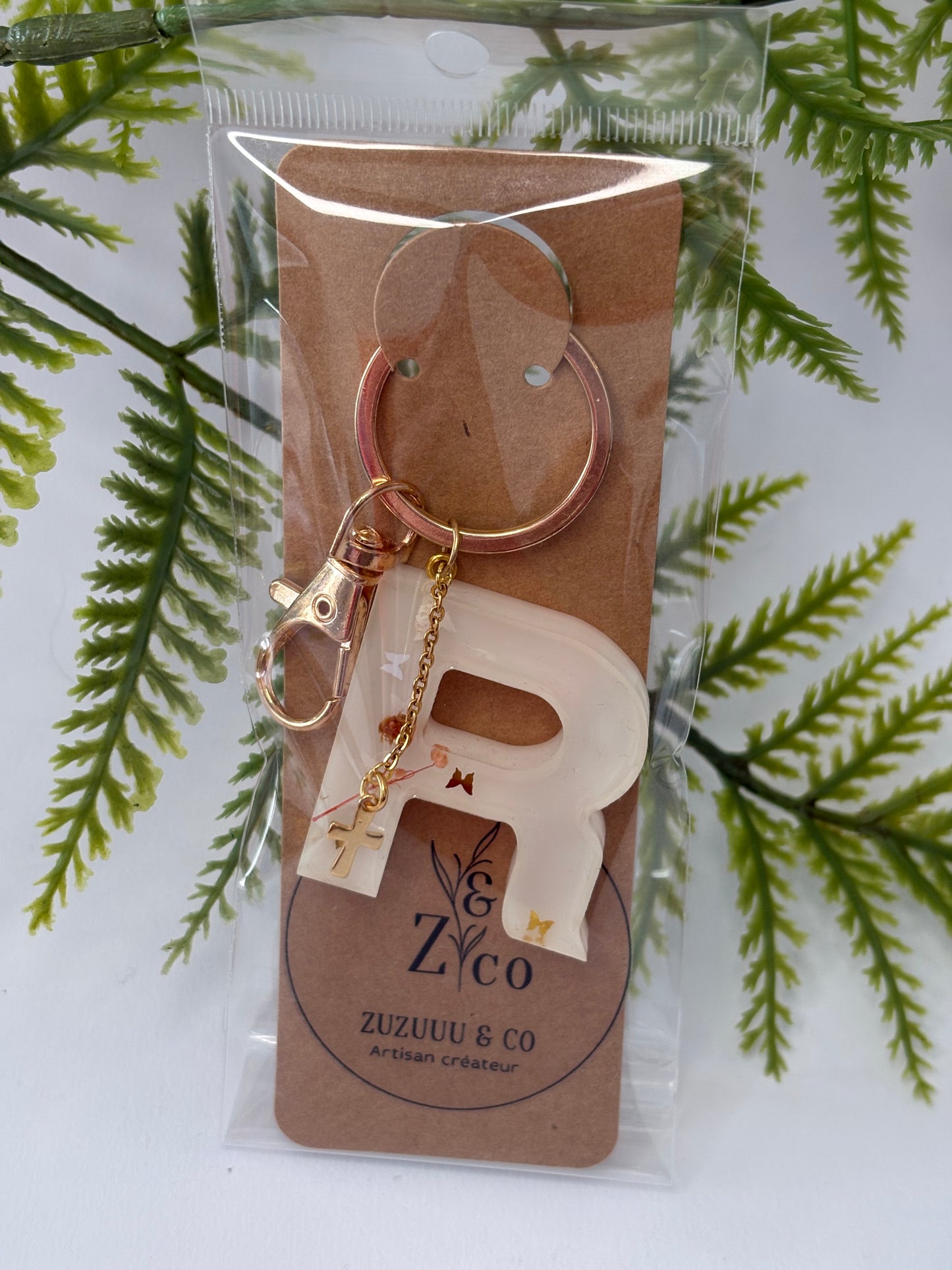 Porte-clés collection lettres Dorés