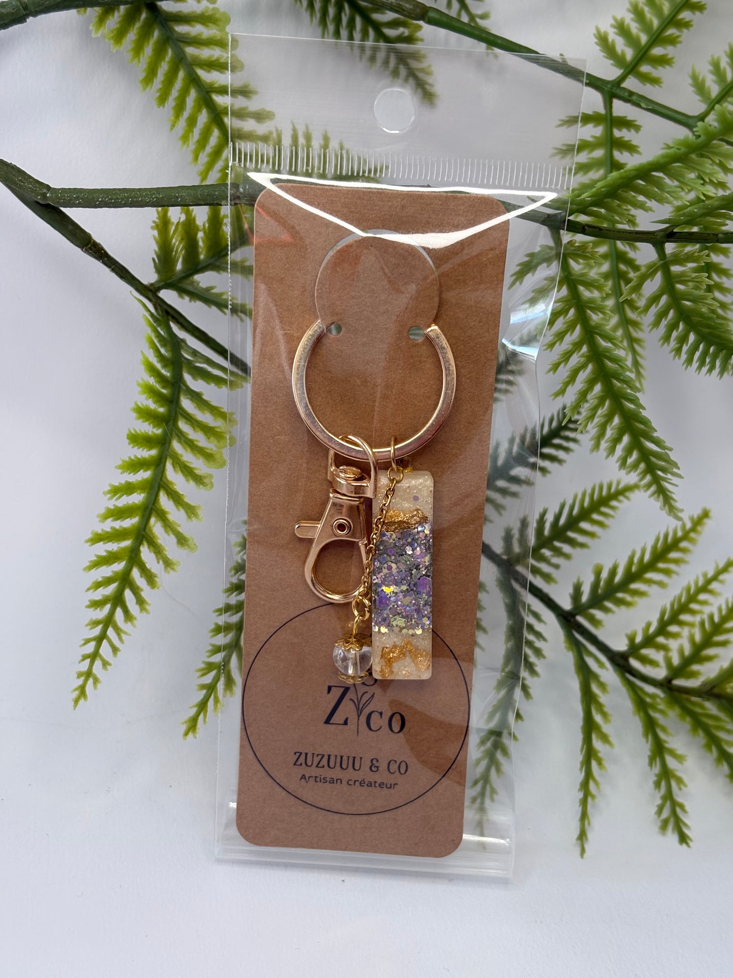 Porte-clés collection lettres Dorés