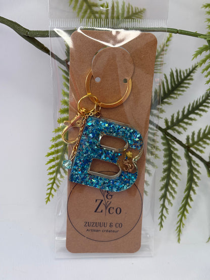 Porte-clés collection lettres Dorés