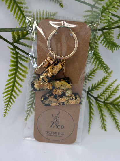 Porte-clés collection lettres Dorés