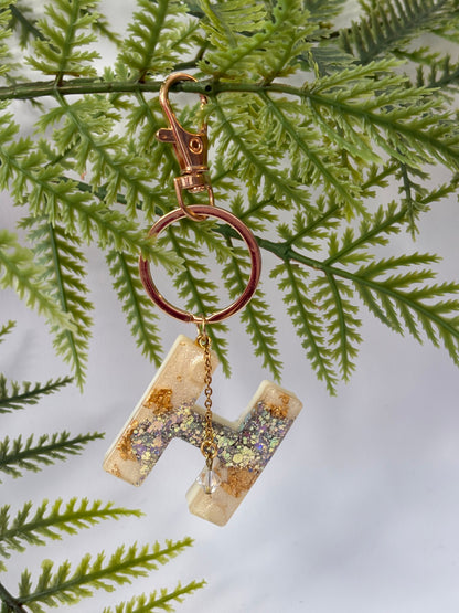 Porte-clés collection lettres Dorés