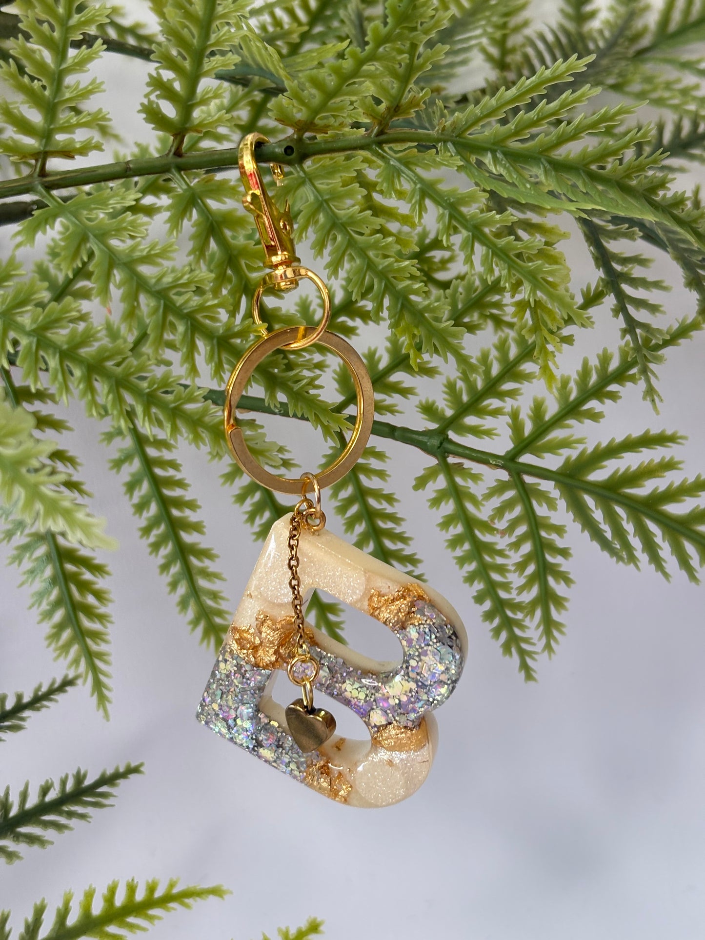 Porte-clés collection lettres Dorés