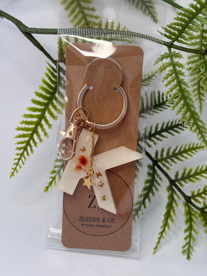 Porte-clés collection lettres Dorés