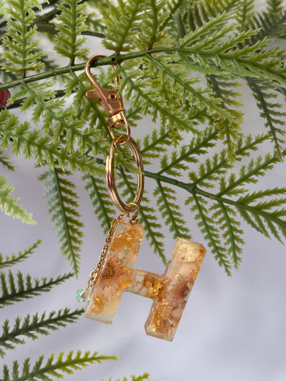 Porte-clés collection lettres Dorés