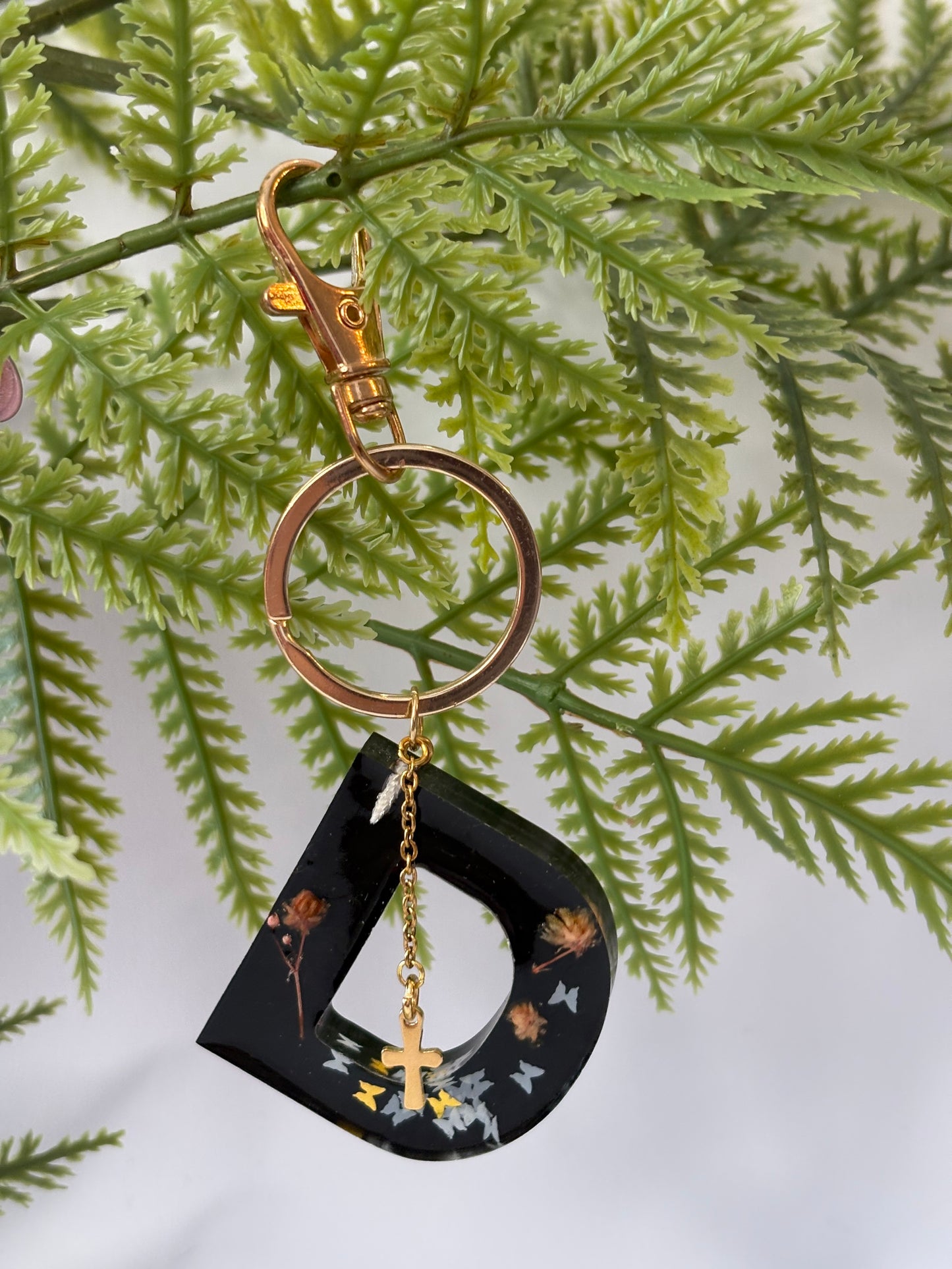 Porte-clés collection lettres Dorés