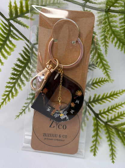 Porte-clés collection lettres Dorés