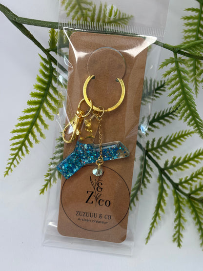 Porte-clés collection lettres Dorés