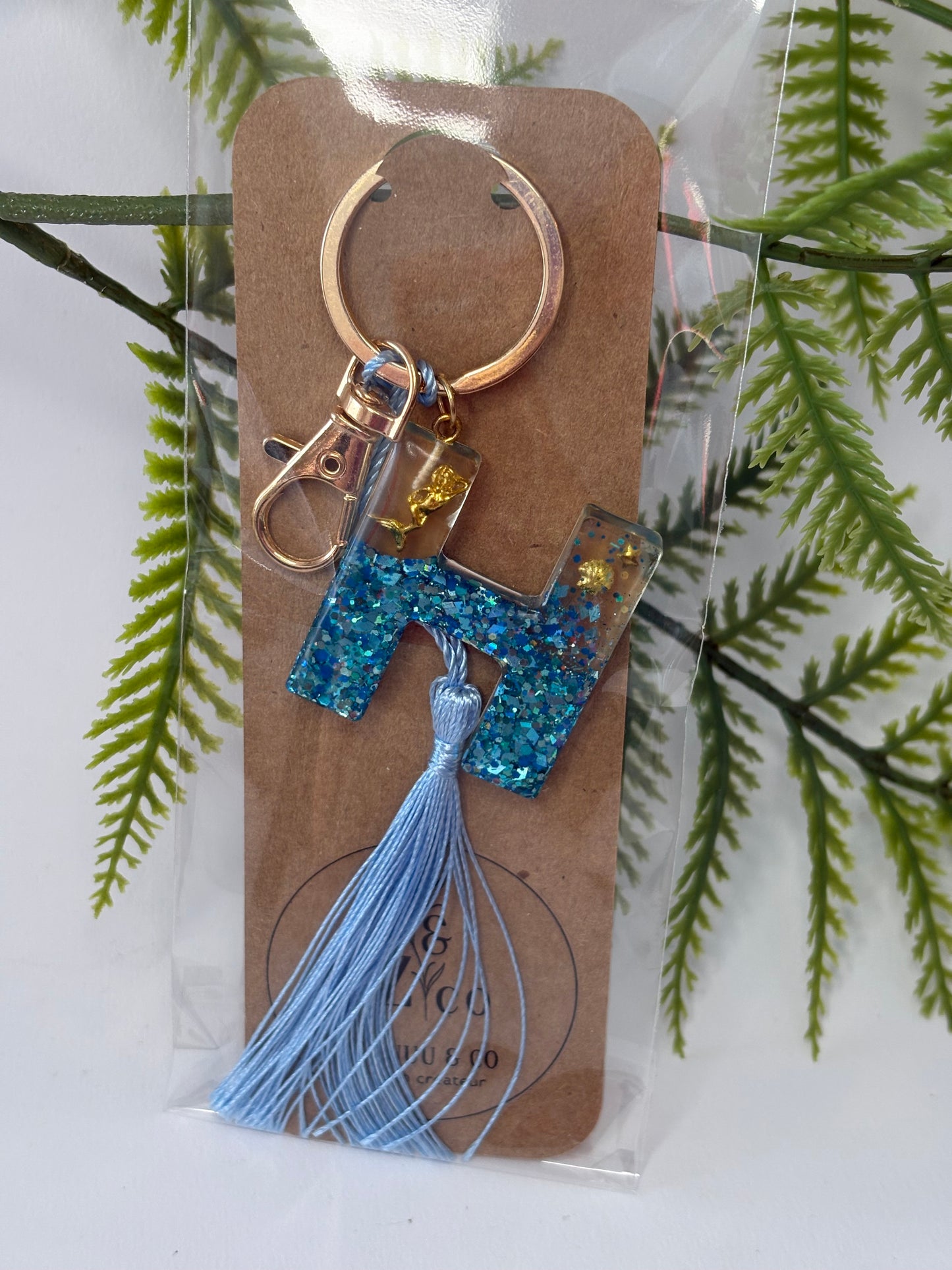 Porte-clés collection lettres Dorés