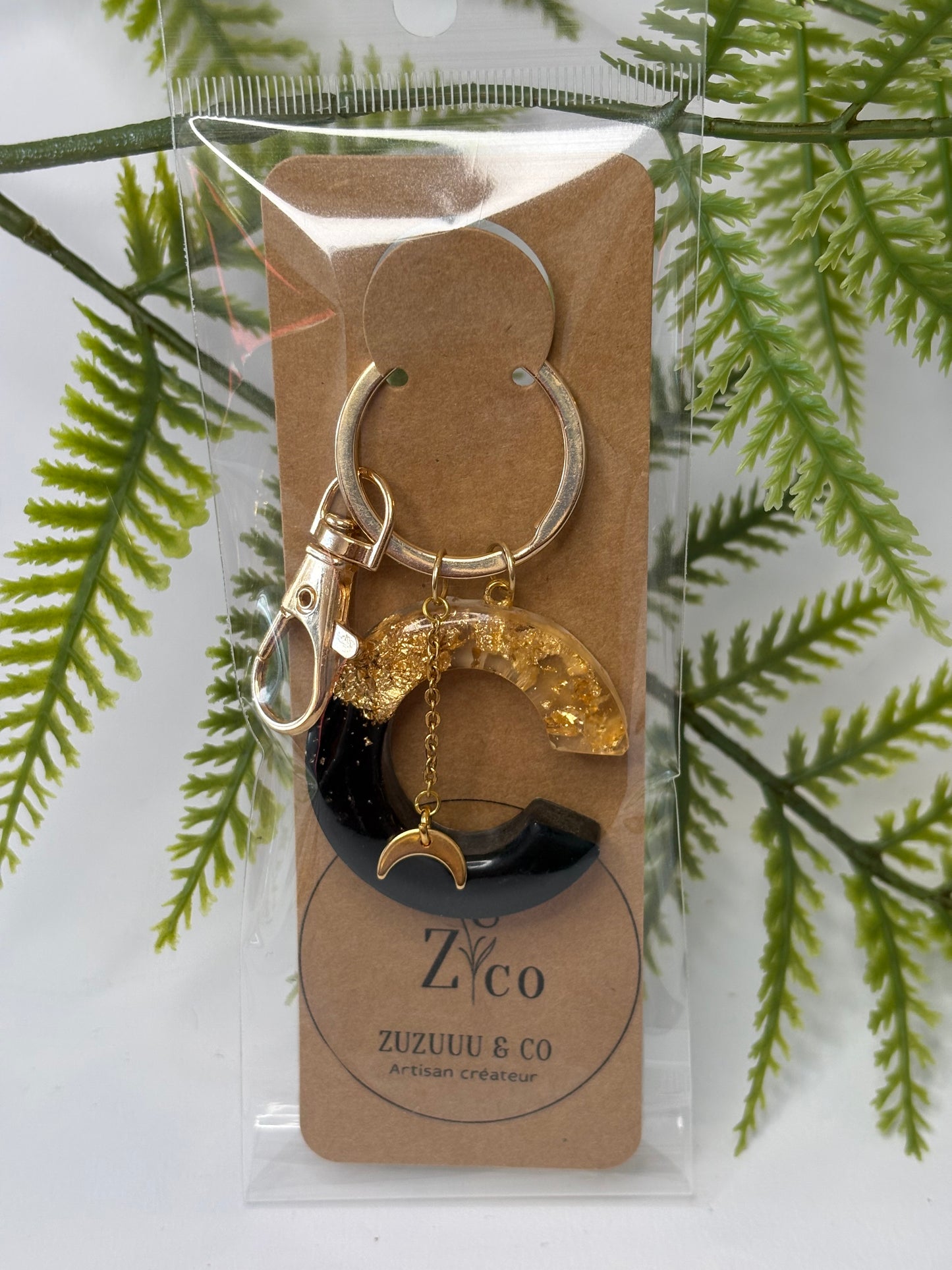 Porte-clés collection lettres Dorés