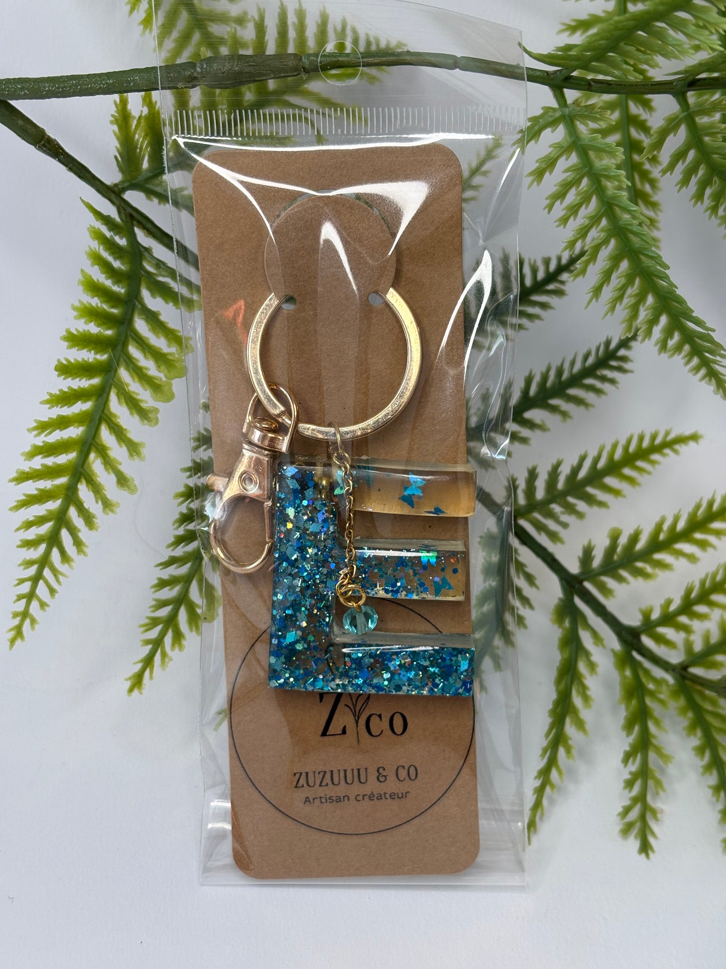 Porte-clés collection lettres Dorés