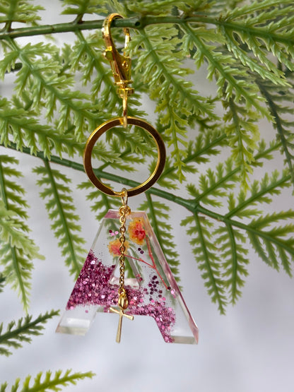 Porte-clés collection lettres Dorés