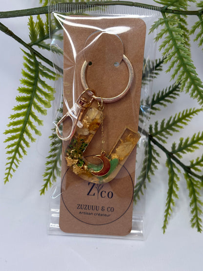 Porte-clés collection lettres Dorés