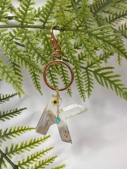 Porte-clés collection lettres Dorés