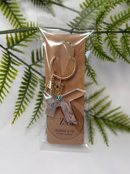 Porte-clés collection lettres Dorés