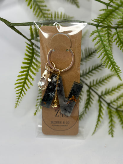 Porte-clés collection lettres Dorés